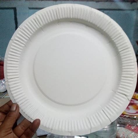 Light Weight Eco Friendly White Disposable Paper Plate Used For Parties At Best Price In Auraiya