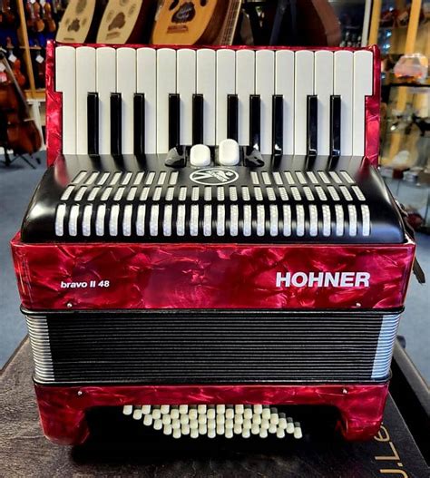 Hohner Bravo Ii 48 Bass Piano Accordion Reverb