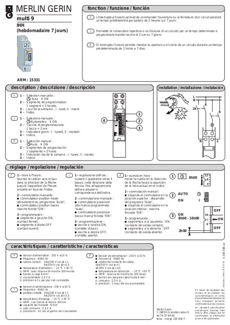 Merlin Gerin Ihh Mulit User Manual