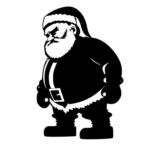 Santa Claus SVG File for Cricut, Silhouette, Laser Machines