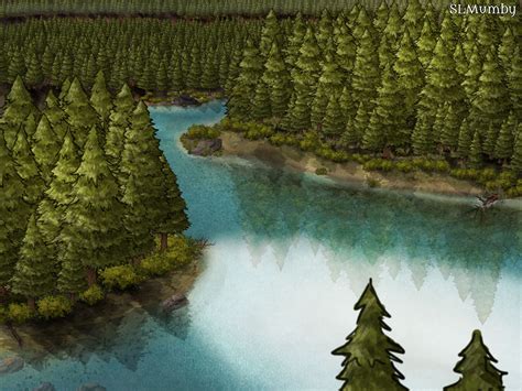 Bow River In Banff National Park Inkarnate Create Fantasy Maps Online