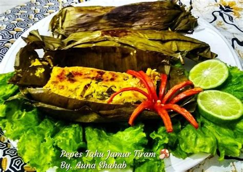 Resep Pepes Tahu Jamur Tiram Oleh Auna Shahab Cookpad