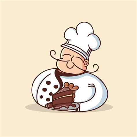 Premium Vector Dessert Chef