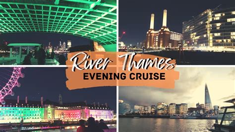 RIVER THAMES EVENING CRUISE EXPERIENCE London England YouTube