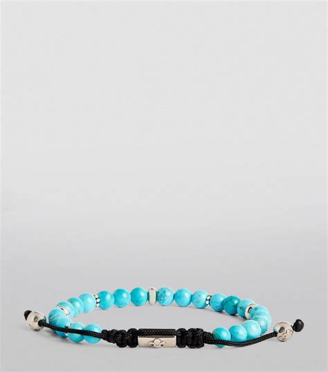 Nialaya Jewelry Turquoise Beaded Bracelet Harrods Uk