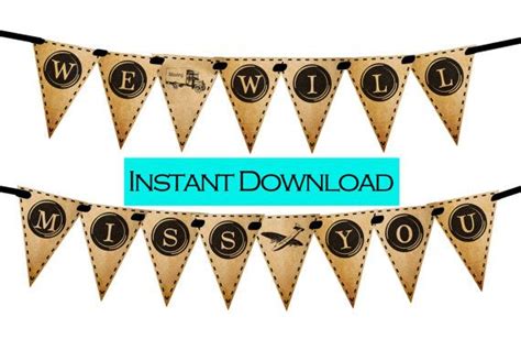 We Will Miss You Banner Printable Free - FREE PRINTABLE TEMPLATES