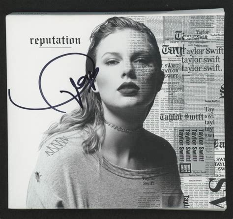 Taylor Swift Signed "Reputation" CD Album Cover (JSA COA) | Pristine ...