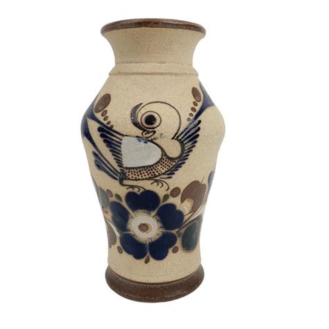 J Campe Accents Tonala Mexico Vase Art Pottery J Campe Artist