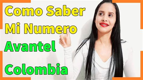 Como Saber Mi Numero Avantel Colombia 2021 Youtube