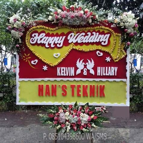 Bunga Papan Wedding Arsip Toko Bunga Bojonegoro Florist Bojonegoro