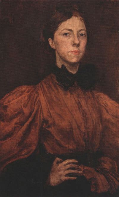 Gwen John Self Portrait Circa 1900 From The Collection Of The