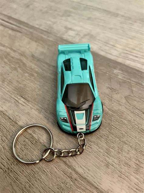 Mclaren F1 GTR Hot Wheels Keychain Etsy