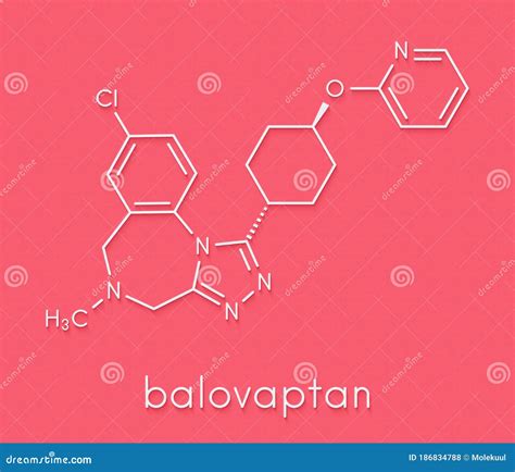 Vasopressin Molecule Structural Chemical Formula Ball And Stick Model