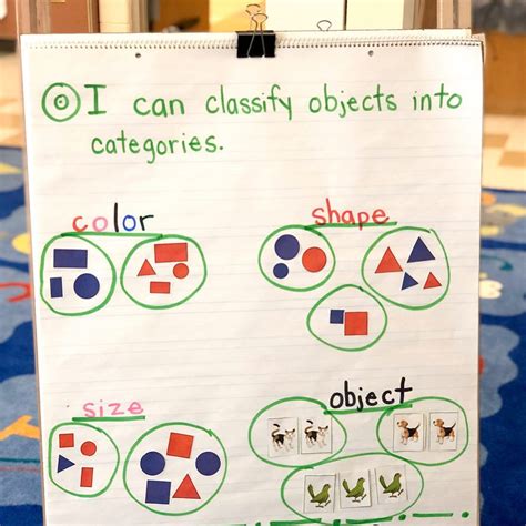 I Can Classify Objects Into Categories We Are Finishing Up Our Unit On