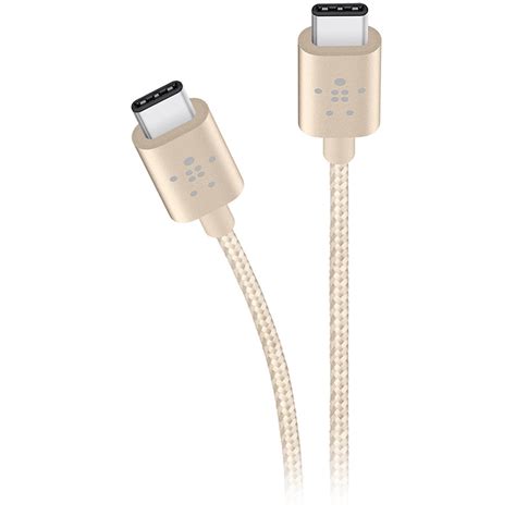 Belkin MIXIT Metallic USB 2 0 Type C Charge F2CU041BT06 GLD