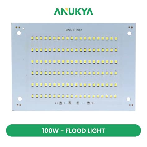 100W Flood Light MCPCB Glass Model Starting At Rs 159 PCB