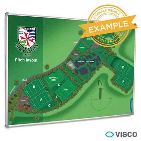 Pitch Layout Site Board Visco