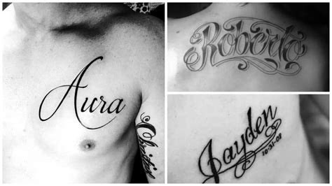 Tatuajes De Nombres Para Hombres Kulturaupice