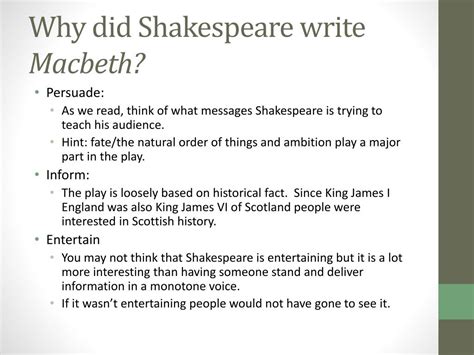 PPT Macbeth By William Shakespeare PowerPoint Presentation Free