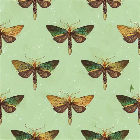 Group Of Moths Sitting On Top Of A Green Surface 23045998 Stock