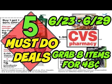 Must Do Cvs Deals Grab Items For Total