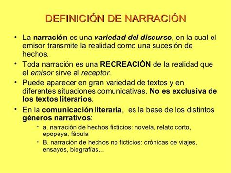 La Narración