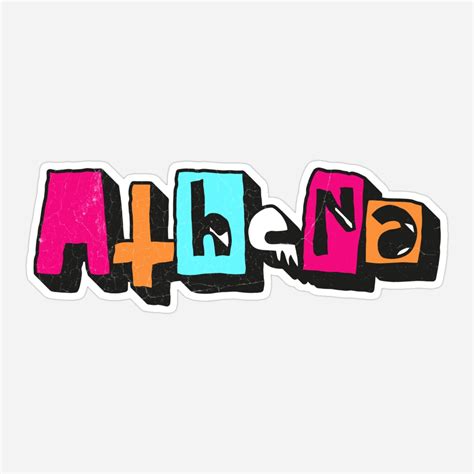 Athena Name Sticker
