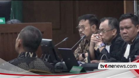 Dalam Sidang Kasus Korupsi SYL Sempat Sempatnya Pamer Pernah 4 Kali