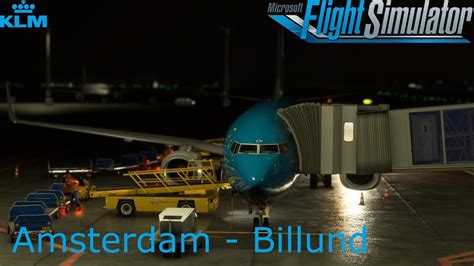 Bad Weather Landing B Klm Amsterdam Ams To Billund Bll