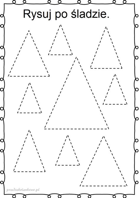 Figury Geometryczne Karty Pracy Zestaw 3 Przedszkolankowo