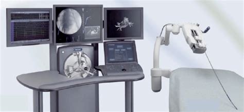 Hansen Robotic System Physician Workstation And Remote Catheter Download Scientific Diagram