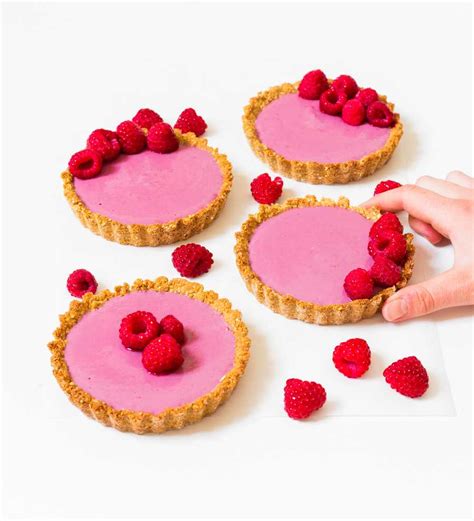 Tartelettes Aux Framboises Vegan Sans Gluten Blooming Nolwenn