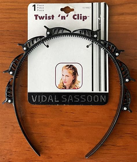 New In Original Packaging Vidal Sassoon Twist ‘n’ Clip Headband Discontinued Ebay