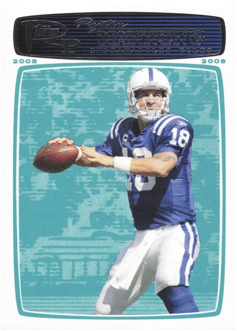 2008 Topps Rookie Progression 56 Peyton Manning EBay