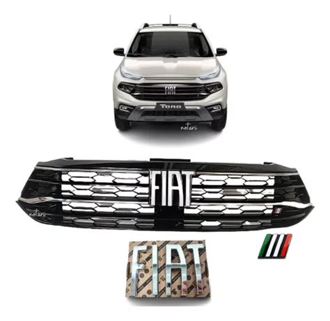 Grade Dianteira Radiador Fiat Toro 2022 Friso Original