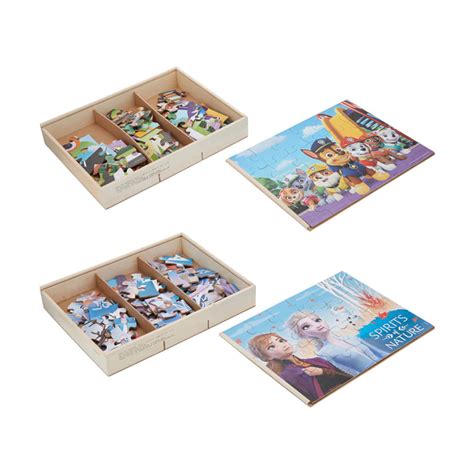 5 Pack Wood Puzzles Assorted Kmart