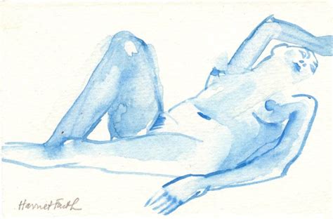 Watercolor Female Nude 3 Painting By Harriet Faith Saatchi Art