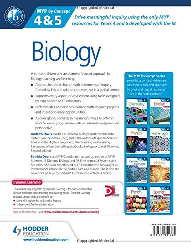 Biology For The Ib Myp By Concept Myp By Concept Buy Online