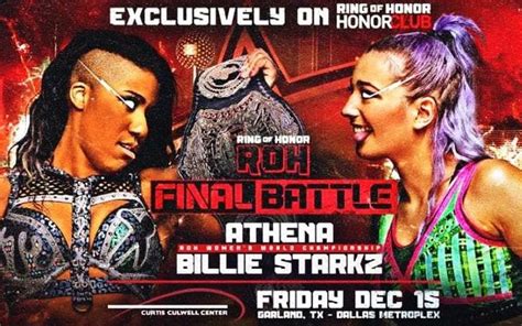 ROH Final Battle Results Coverage Reactions Highlights For December