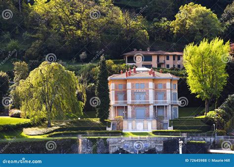 Luxury Homes On Lake Como Editorial Image | CartoonDealer.com #72645988