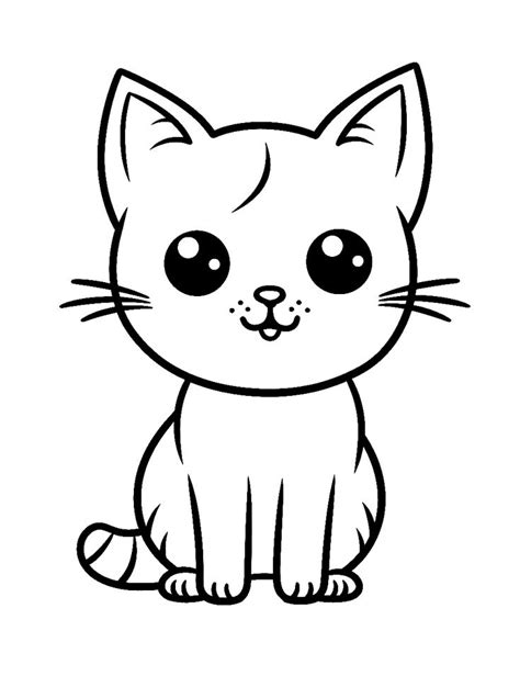 25 Kitten Coloring Pages Free Printable Sheets Baby Katzen Katze