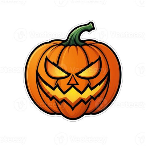 Collection Of Creepy Halloween Pumpkin Logo Designs Isolated 44809731 Png