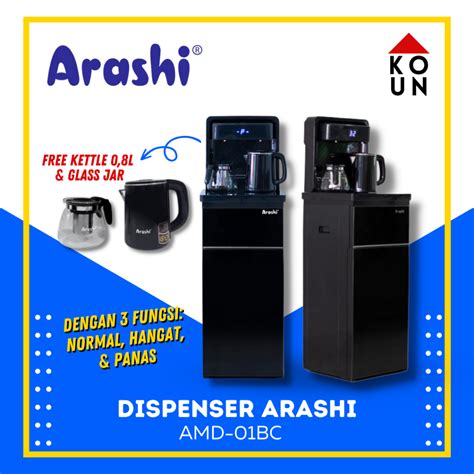 Jual Arashi Dispenser Multifungsi Amd B Galon Bawah Fungsi