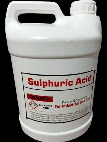 Litre Liquid Sulphuric Acid L Can At Rs Can In Haveri