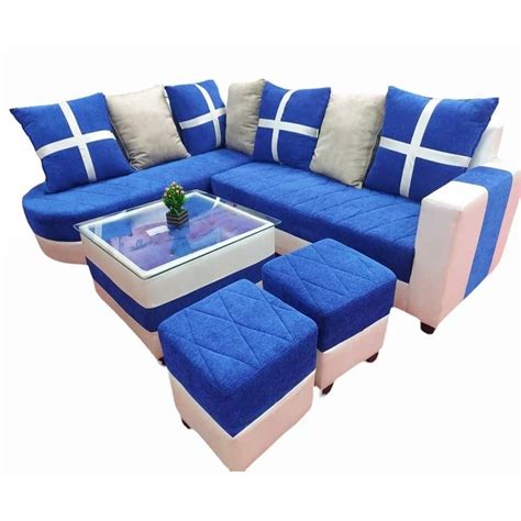 Seater Velvet L Shape Sofa Set At Best Price In Muzaffarpur Id