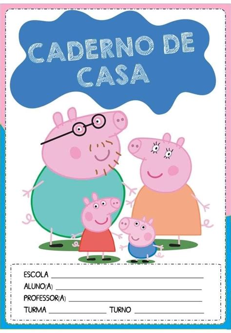 Pin De Prof Mel Em Capas Para Caderno Aniversario Peppa Pig Festa