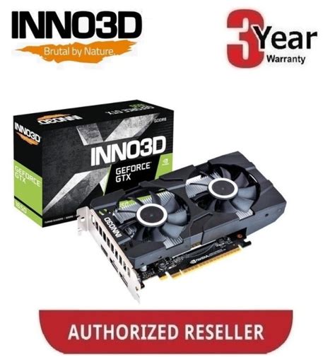 Inno3d Geforce Gtx 1650 Gddr6 Twin X2 Oc Gtx1650 Lazada