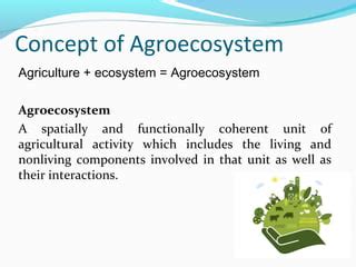 Agro ecology Concept | PPT