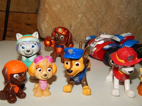 Paw Patrol Action Pack Pups Metallic Series Lot Zumba And Rocky More