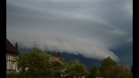 Unwetter Mit Gigantischer Shelfcloud Youtube